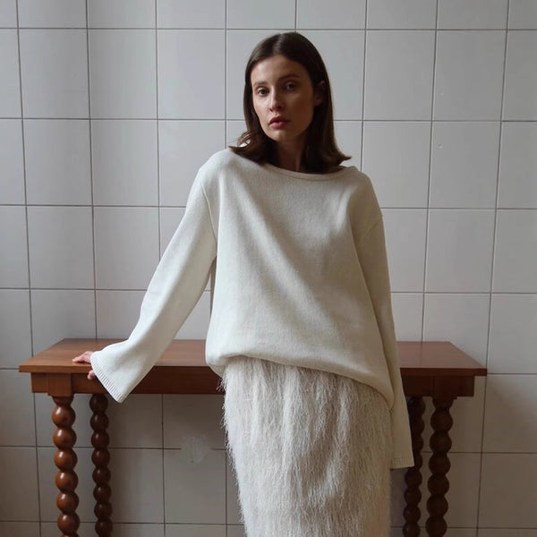 Cotton Pullover Loose Temperament Lazy